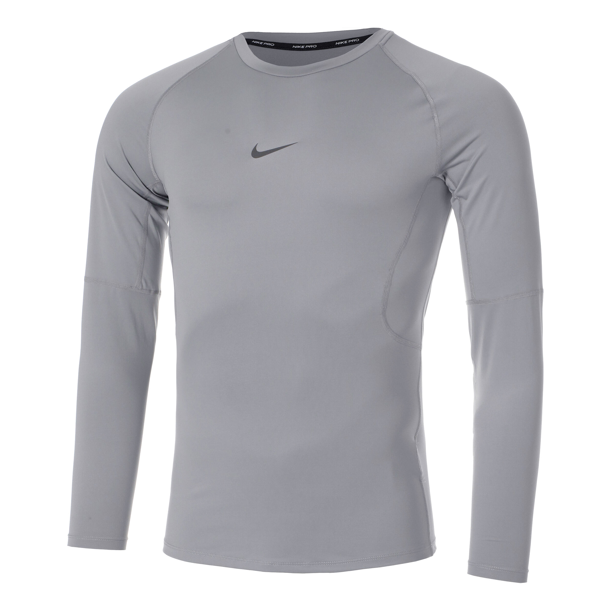 Buy Nike Pro Haut Manches Longues Hommes Gris Clair online Tennis Point FR