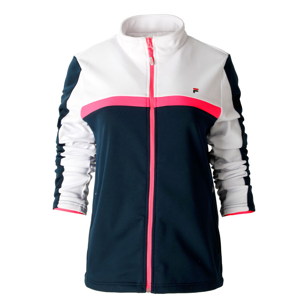 Fila Caroline Veste De Survêtement Femmes - Bleu Foncé , Blanc