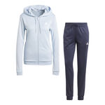 Vêtements adidas adidas 3Stripes Training Survêtement Femmes - bleu clair, bleu foncé