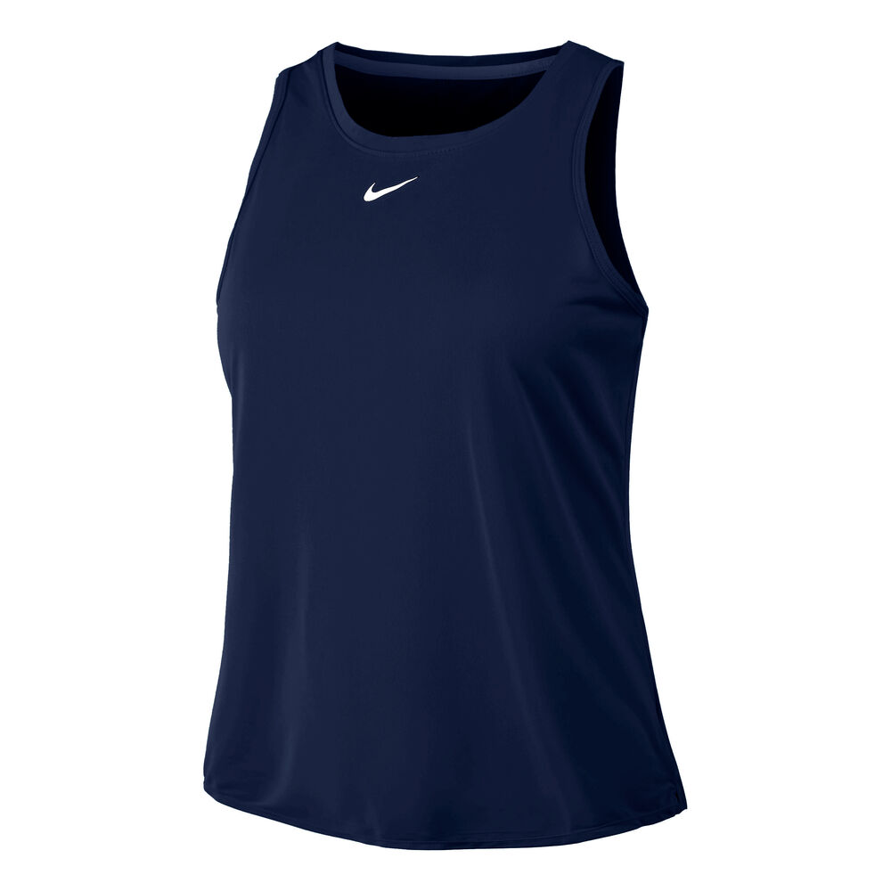 Nike Dri-Fit One Slim Fit Débardeur Tank Top Femmes - Bleu Foncé , Blanc