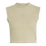 All SZN Rib Tank-Top D&eacute;bardeur tank top Femmes - beige
