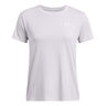 Tech Textured T-shirt Femmes-Gris