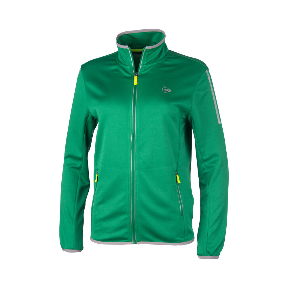 Dunlop Knitted Veste De Survêtement Filles - Vert , Argent