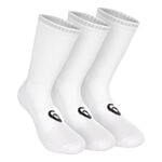 Vêtements ASICS ASICS Crew Chaussettes De Sport Pack De 3-Blanc,Noir
