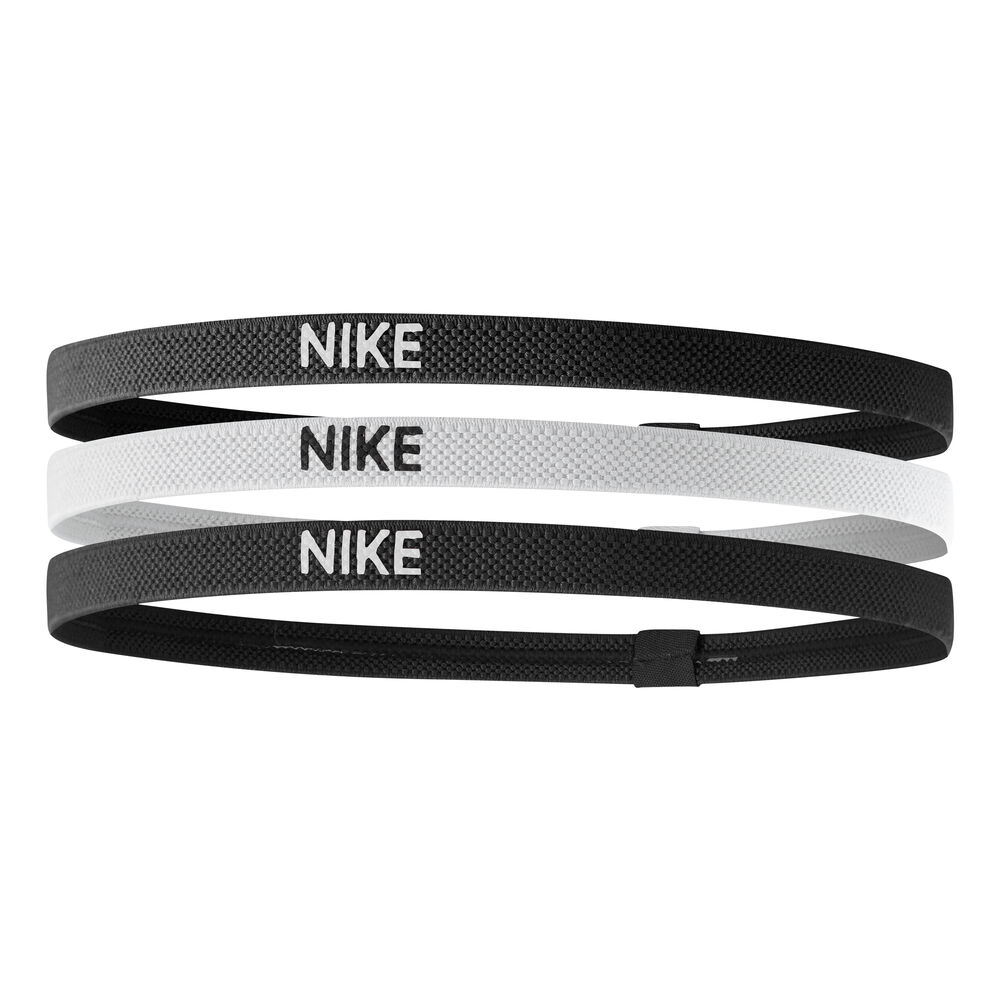 Nike Elastic Bandeau Pack De 3 - Noir , Blanc