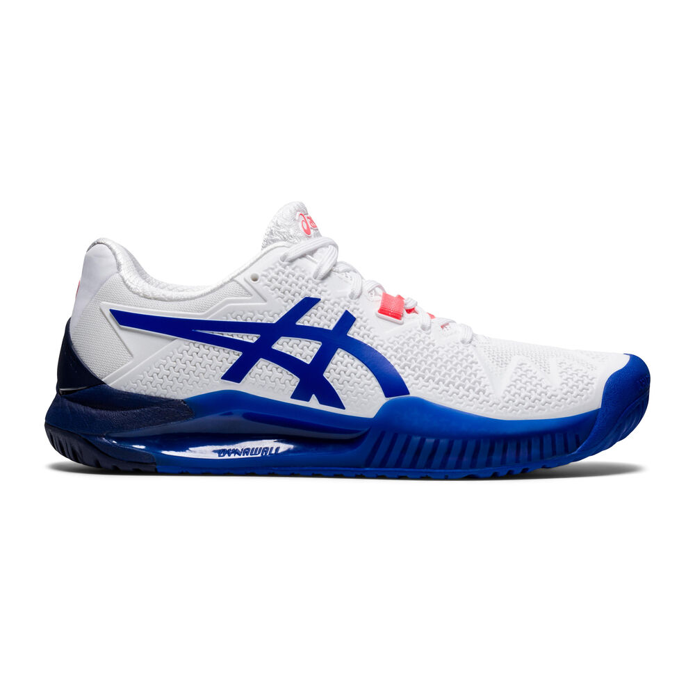 Asics Gel-Resolution 8 Chaussures Toutes Surfaces Femmes - Blanc , Multicouleur
