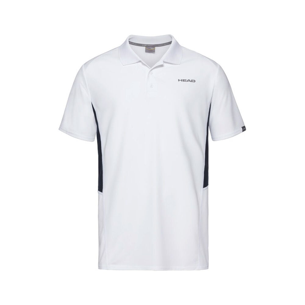 HEAD Club Tech Polo Garçons - Blanc , Bleu Foncé