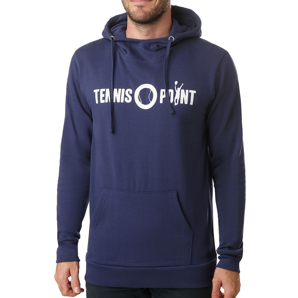 Tennis-Point Basic Sweat à Capuche Hommes - Bleu Foncé , Blanc