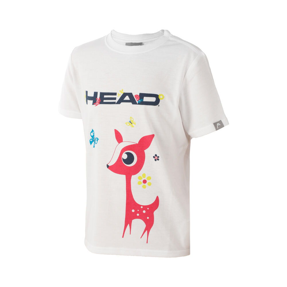 HEAD T-shirt Filles - Blanc , Multicouleur