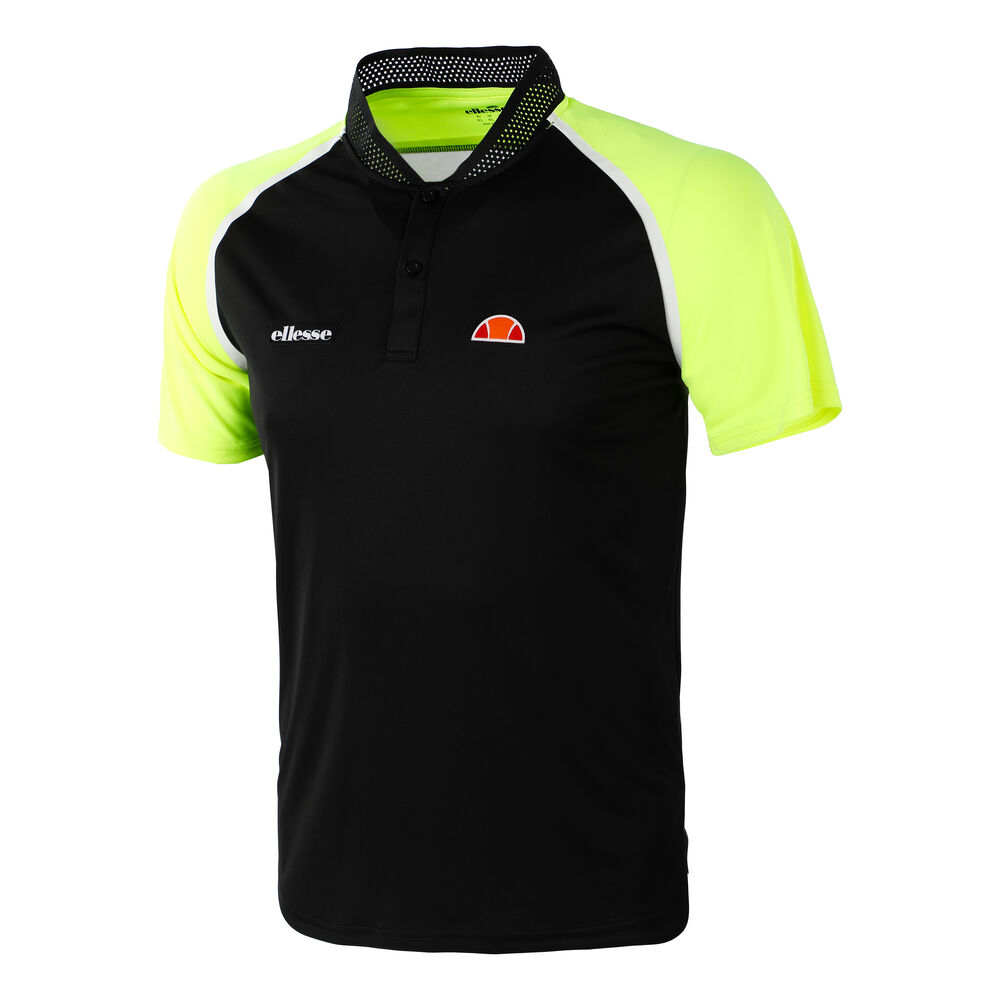 Ellesse Onchato Polo Hommes - Noir , Jaunes Fluo