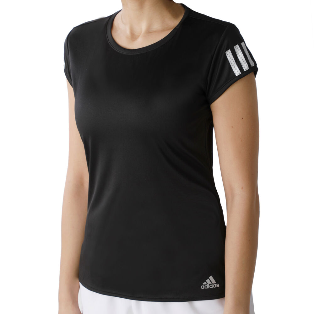 adidas Club 3-Stripes T-shirt Femmes - Noir , Blanc