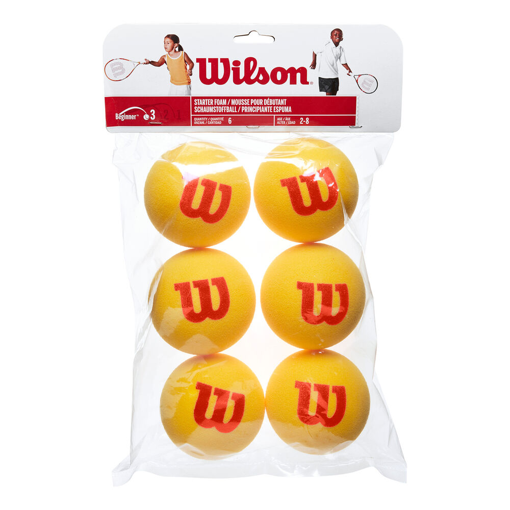 Wilson Starter Foam Balls (Stage 3) Sac De 6 Balles