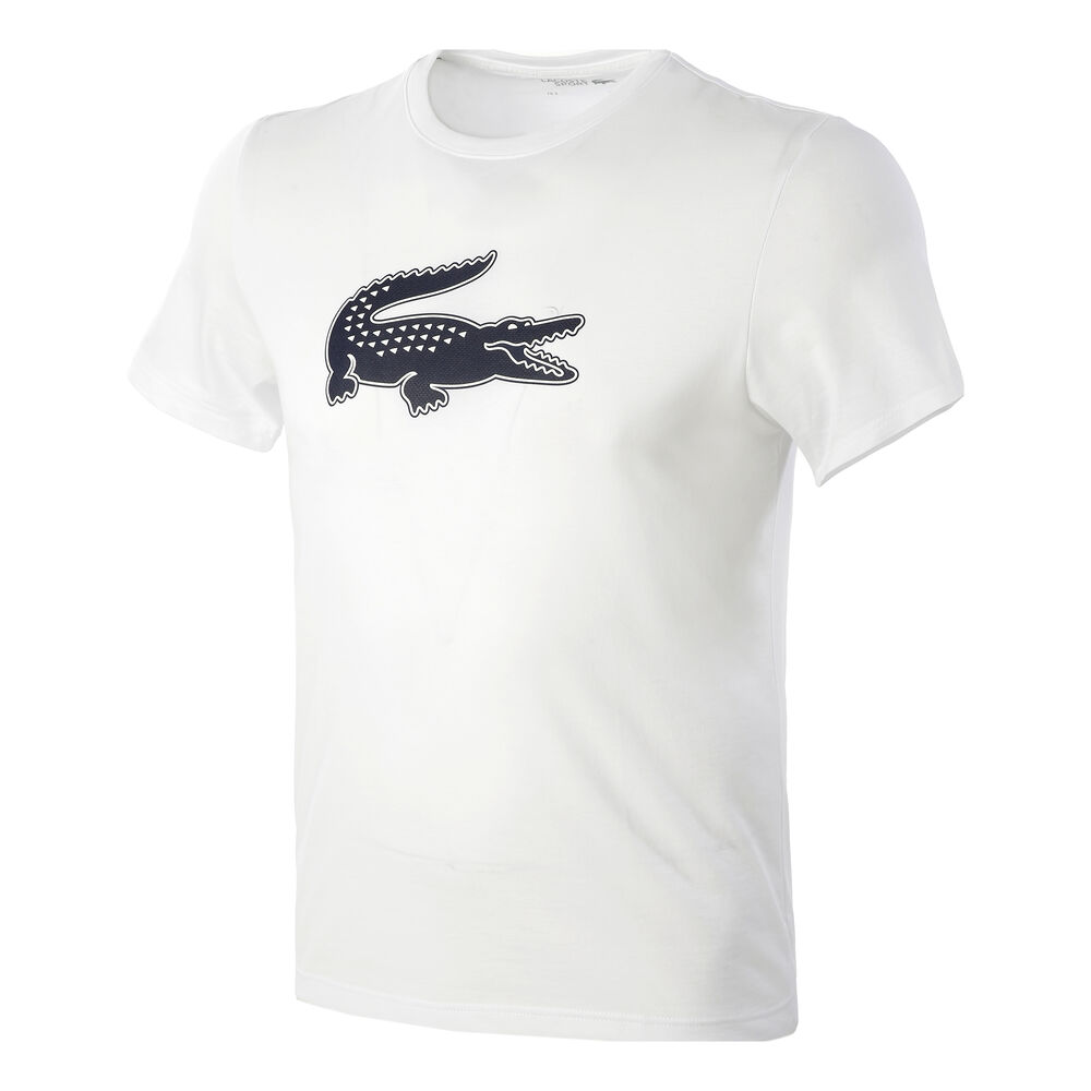 Lacoste T-shirt Hommes - Blanc , Bleu Foncé