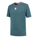 Vêtements K-Swiss K-Swiss Hypercourt Melange T-shirt Hommes-Bleu Petrol