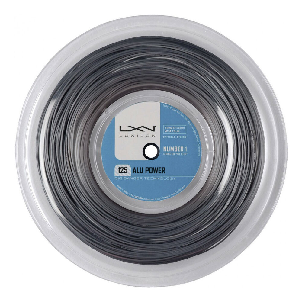 Luxilon Alu Power Bobine Cordage 200m - Argent