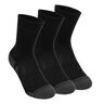 Performance Tech Crew Chaussettes De Sport Pack De 3-Noir