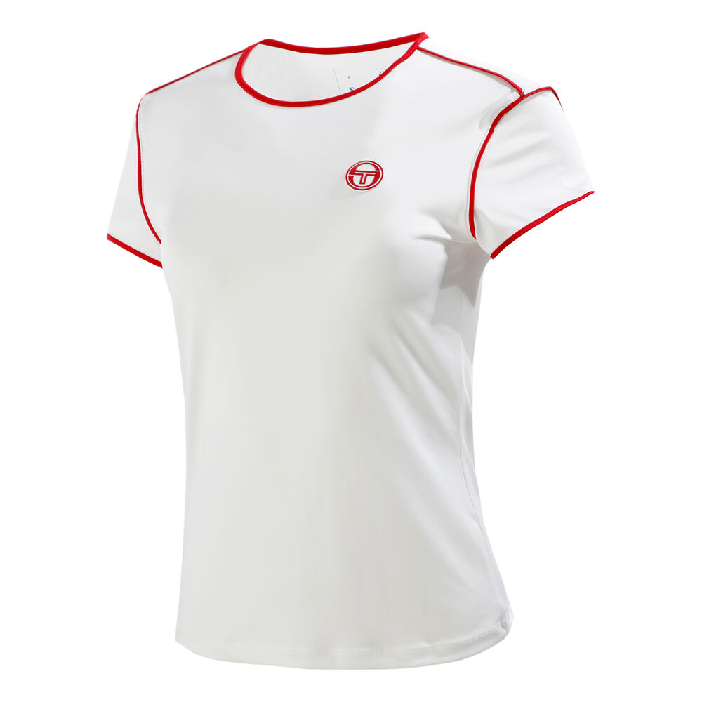 Sergio Tacchini T-Shirt T-shirt Femmes - Blanc , Rouge