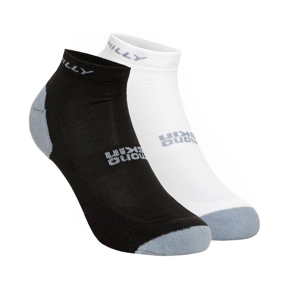 Hilly Active Quarter Minimum Cushioning 2p Chaussettes De Running - Blanc , Noir
