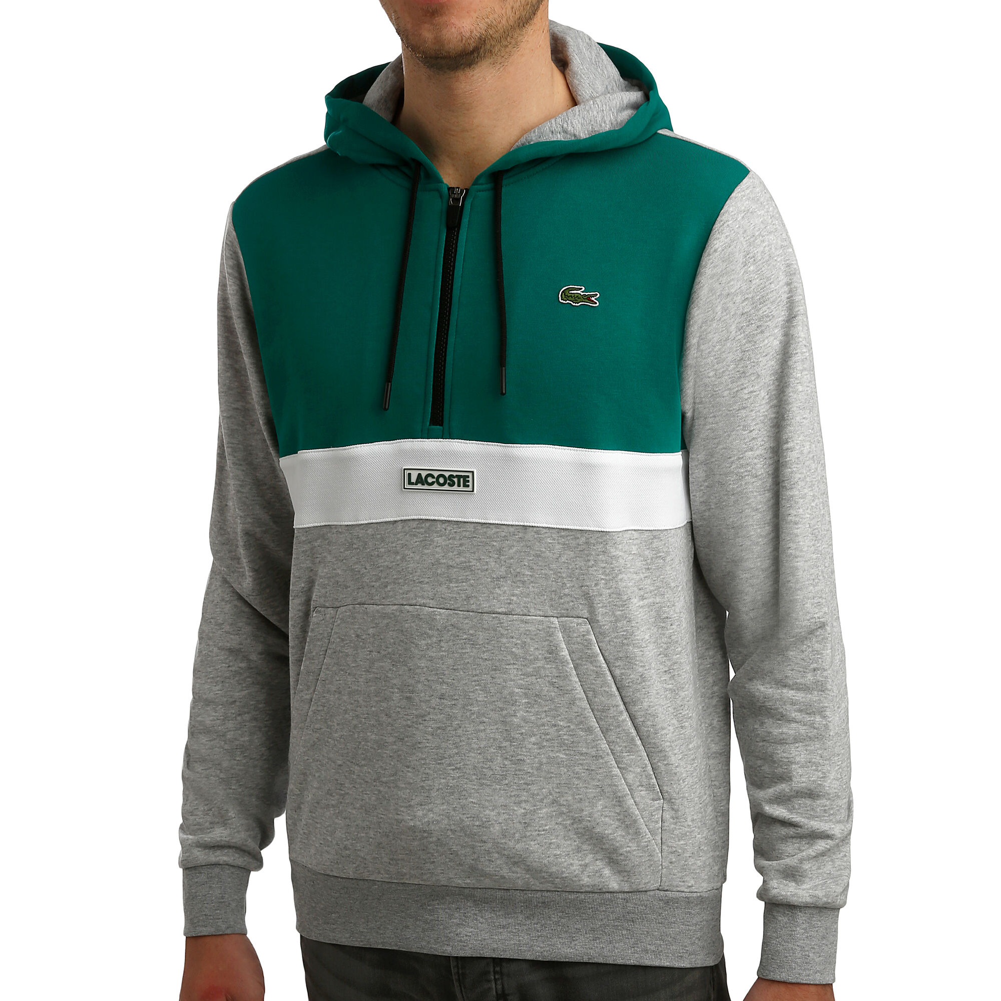 Lacoste Sweat A Capuche Homme Vert Sweat Zippé à Capuche Lacoste