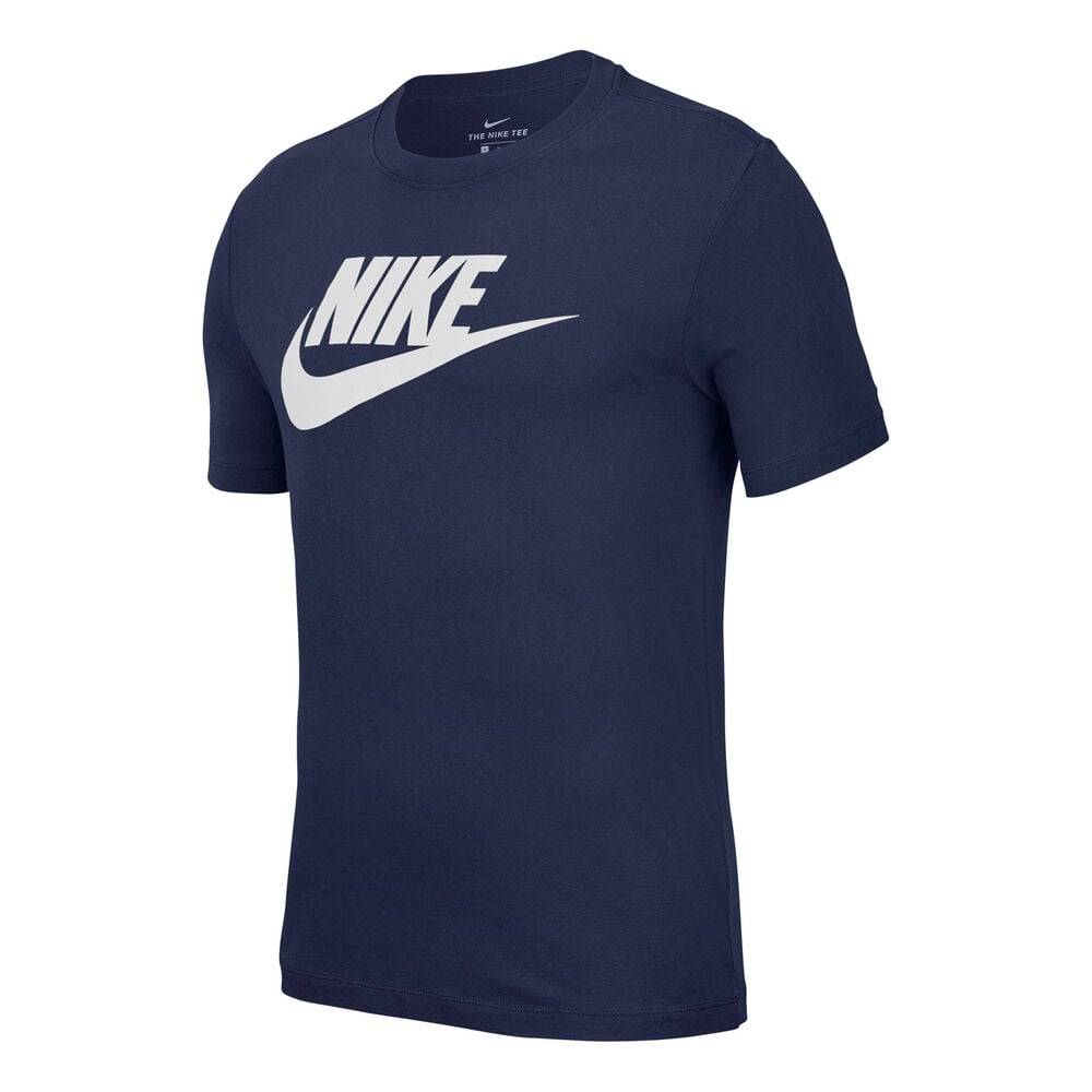 Nike Sportswear Icon Futura T-shirt Hommes - Bleu Foncé , Blanc