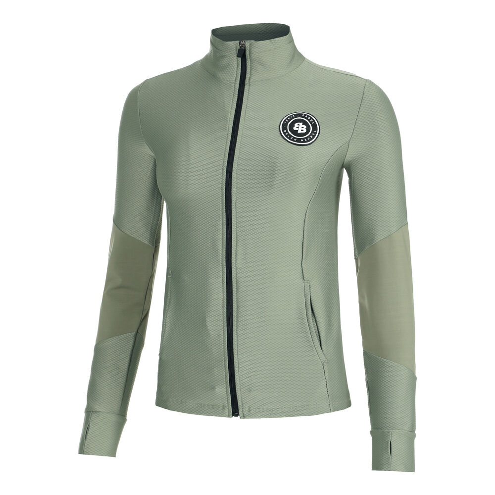 BB by Belen Berbel Texture Veste De Survêtement Femmes - Vert Olive