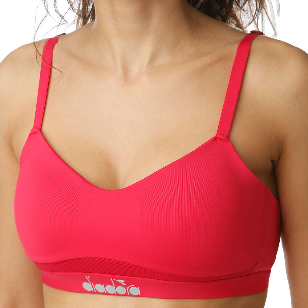 Diadora Medium Soutien-gorge Sport Femmes - Pink , Rouge