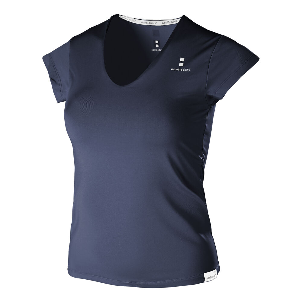 Nordicdots T-shirt Femmes - Bleu Foncé