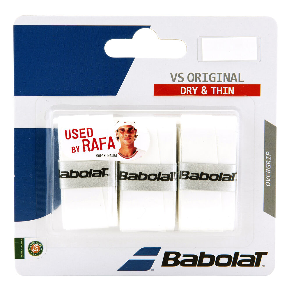 Babolat VS Grip Original Pack De 3 - Blanc