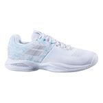 Chaussures de tennis Babolat Babolat Propulse Blast Chaussure moquette Femmes - blanc, bleu clair