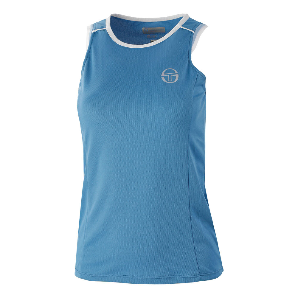 Sergio Tacchini Pliage Débardeur Tank Top Femmes - Bleu Clair , Blanc