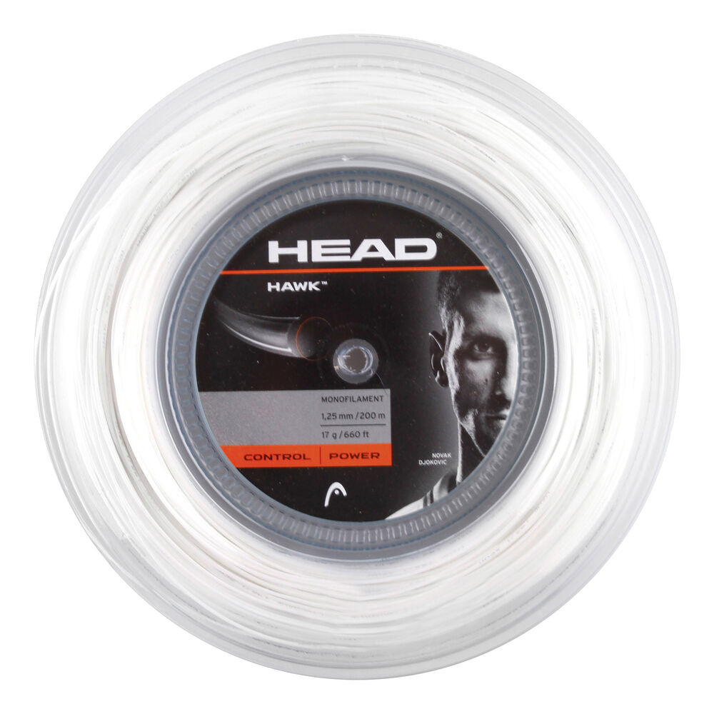HEAD Hawk Bobine Cordage 200m - Blanc