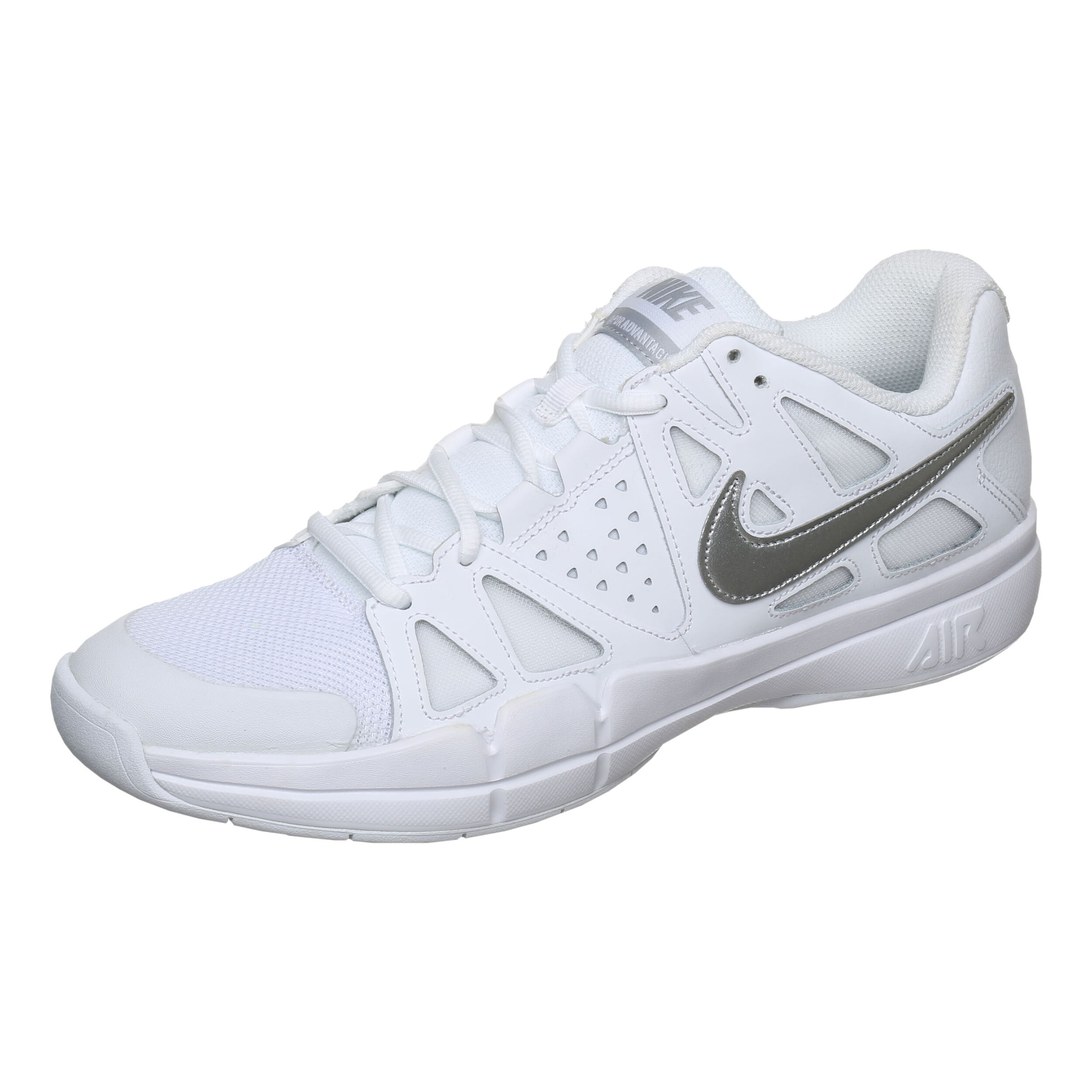 Air Vapor Advantage Indoor Chaussure Moquette Femmes Blanc Argent