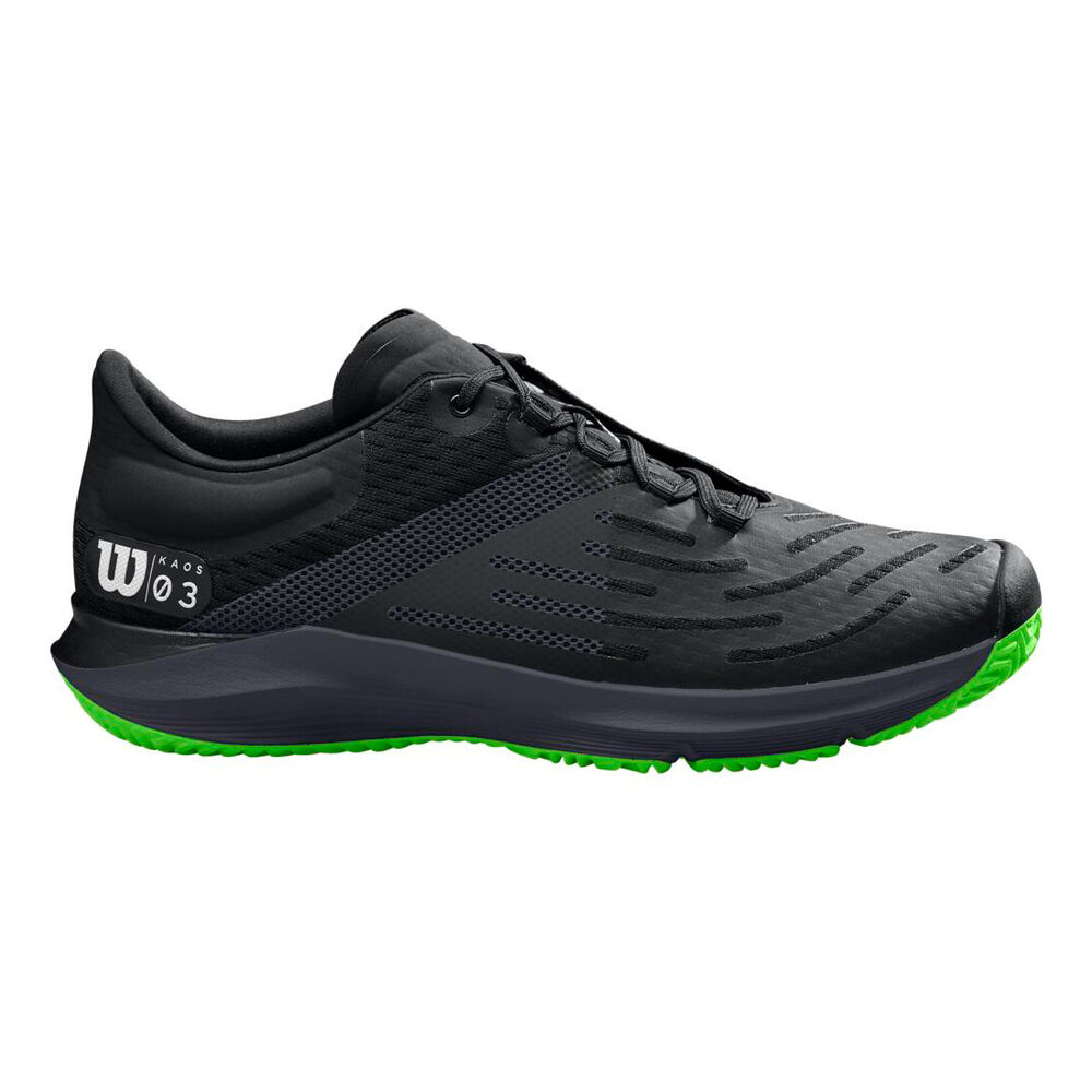 Wilson Kaos 3.0 Chaussures Toutes Surfaces Hommes - Noir , Vert Fluo
