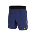 Vêtements Mizuno Mizuno Frontier 8in Amplify Shorts Hommes-Bleu