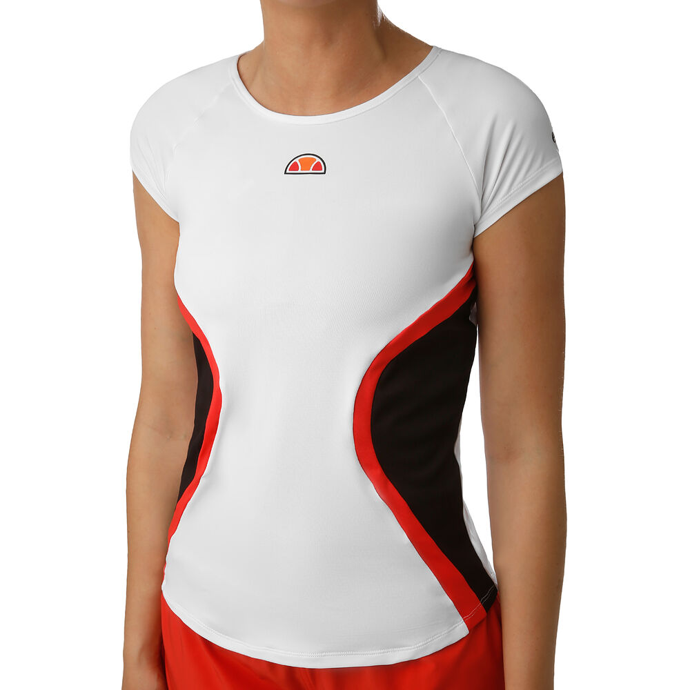 Ellesse Yalena T-shirt Femmes - Blanc , Noir