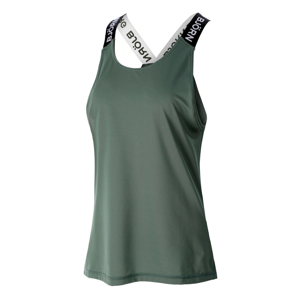 Björn Borg Bborg Loose Débardeur Tank Top Femmes - Vert , Noir