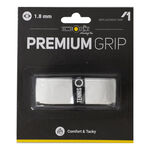 Grips Tennis-Point Tennis-Point Premium Grip Pack 1 Unité-Blanc