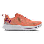 Chaussures de running Under Armour Under Armour Velociti 4 SE Chaussure De Running Sans Stabilisateurs Femmes-Orange,Gris