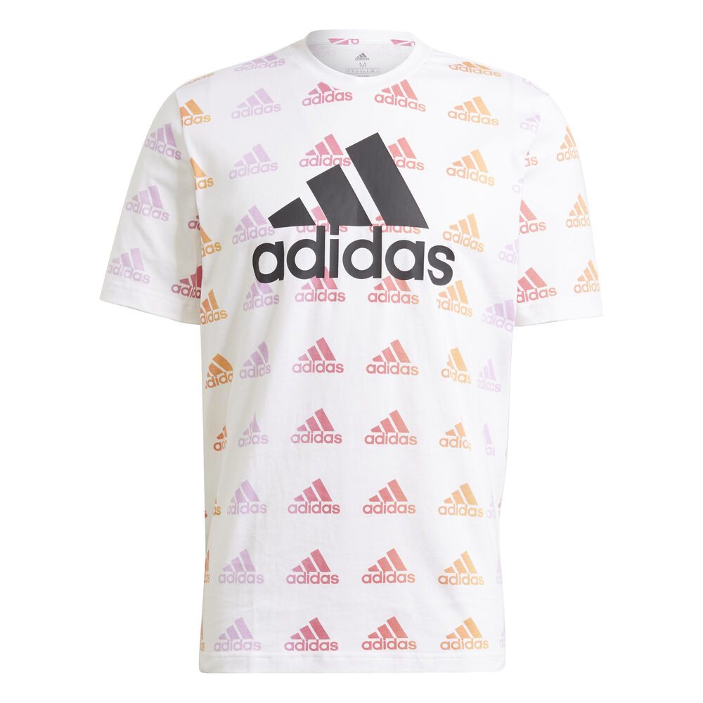 adidas Favorite Q2 T-shirt Hommes - Blanc , Multicouleur