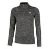 Tech Half-Zip Twist Haut Manches Longues Femmes-Noir