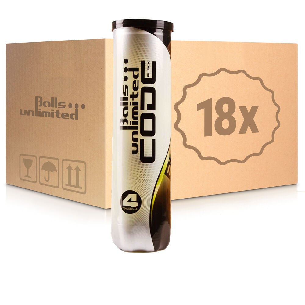 Balls Unlimited Code Black 18 Tubes De 4 En Carton