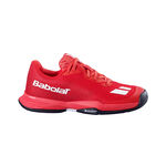 Chaussures de tennis Babolat Babolat JET M3 CLY Chaussure terre battue Enfants-rouge, blanc