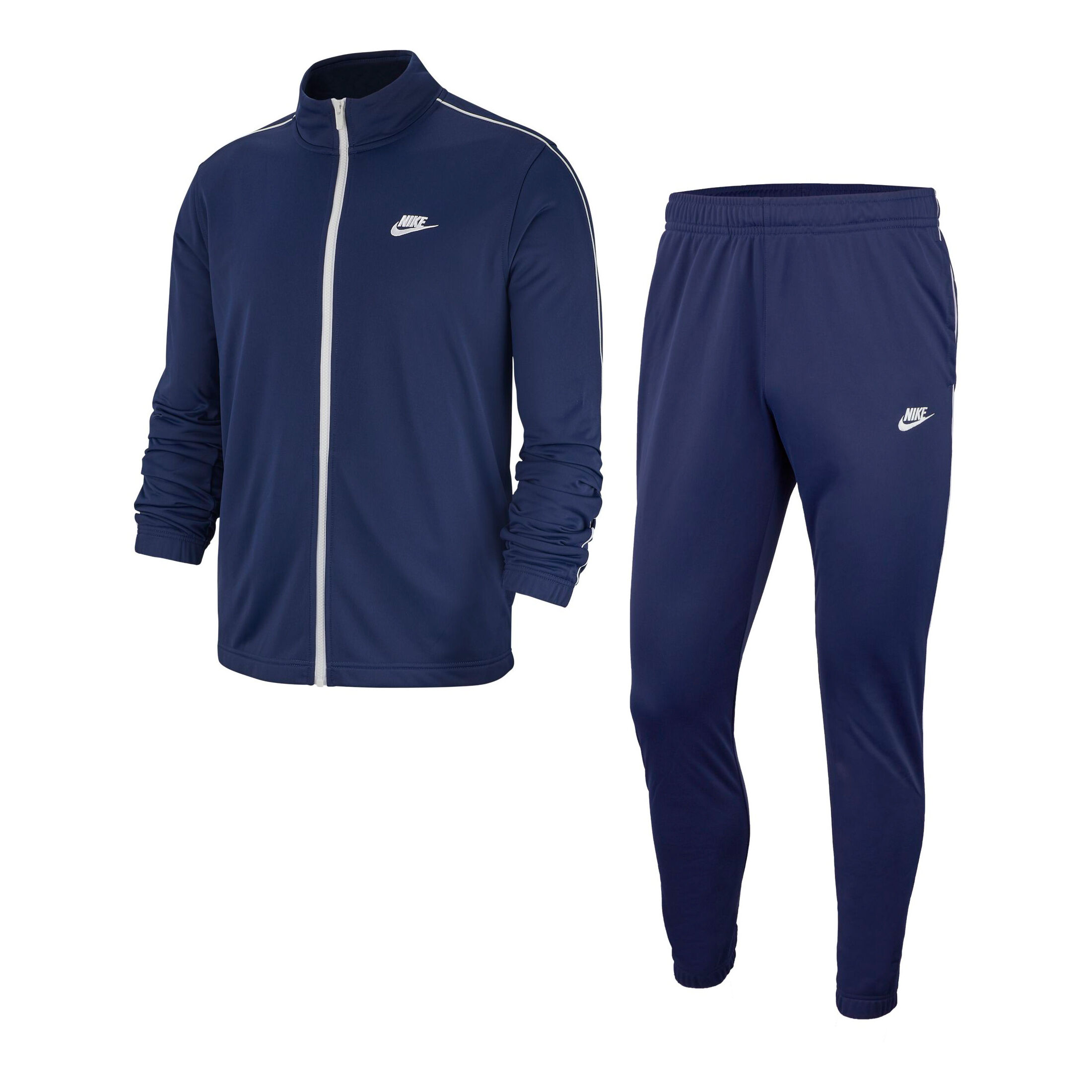 Buy Nike Sportswear Basic Survetement Hommes Bleu Fonce Blanc online Tennis Point FR