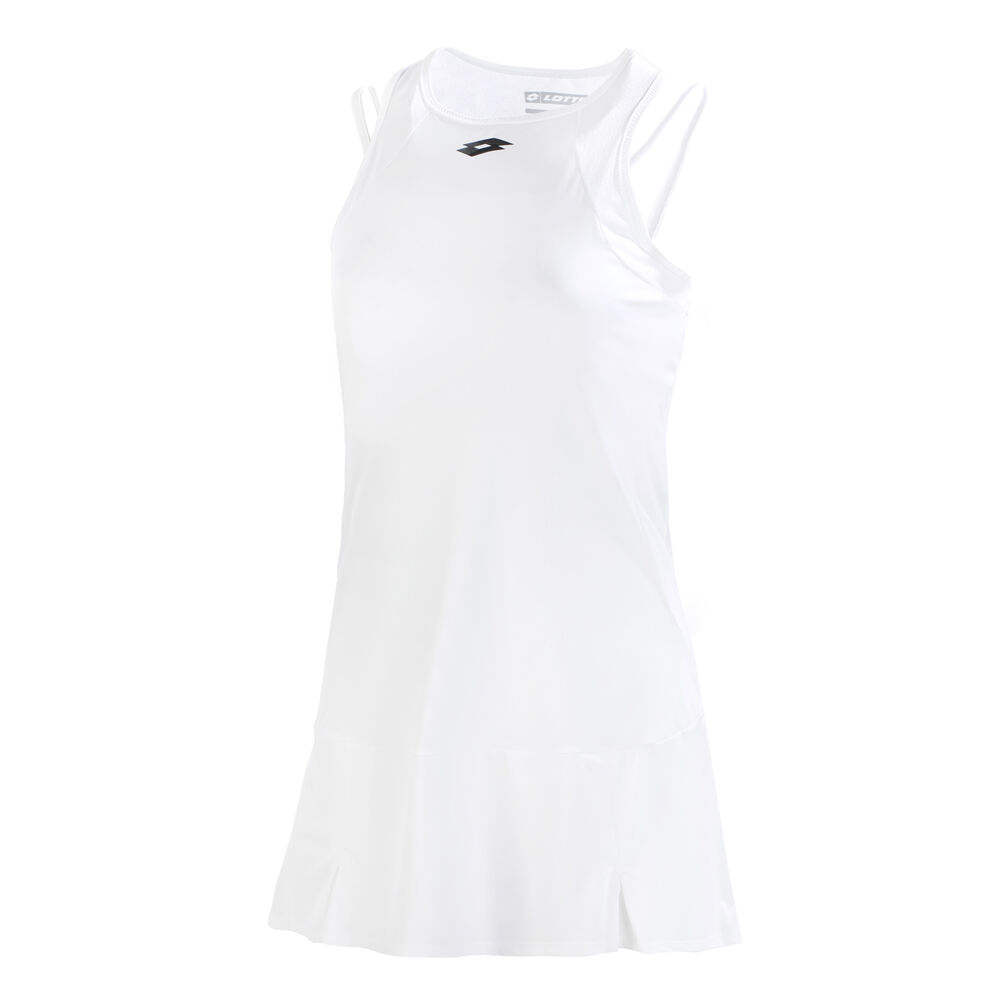 Lotto Top Ten III PL Robe Femmes - Blanc , Noir