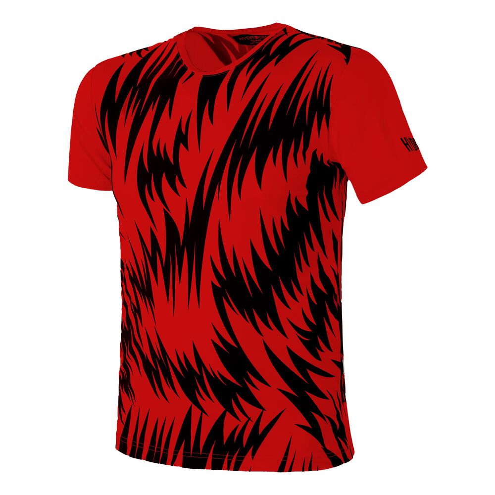 Hydrogen Tech Scratch T-shirt Hommes - Rouge , Noir
