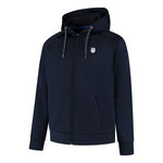 K-Swiss K-Swiss KS AP HYPERCOURT SWEAT CARDIGAN 2 Gilet en coton Hommes-bleu fonc&eacute;