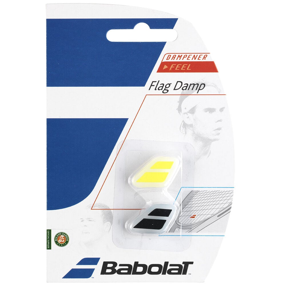 Babolat Flag Damp Pack Antivibrateur Pack De 2 Unités - Noir , Jaune
