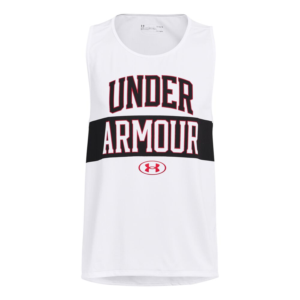 Under Armour Tech 2.0 Signature Débardeur Tank Top Hommes - Blanc , Rouge