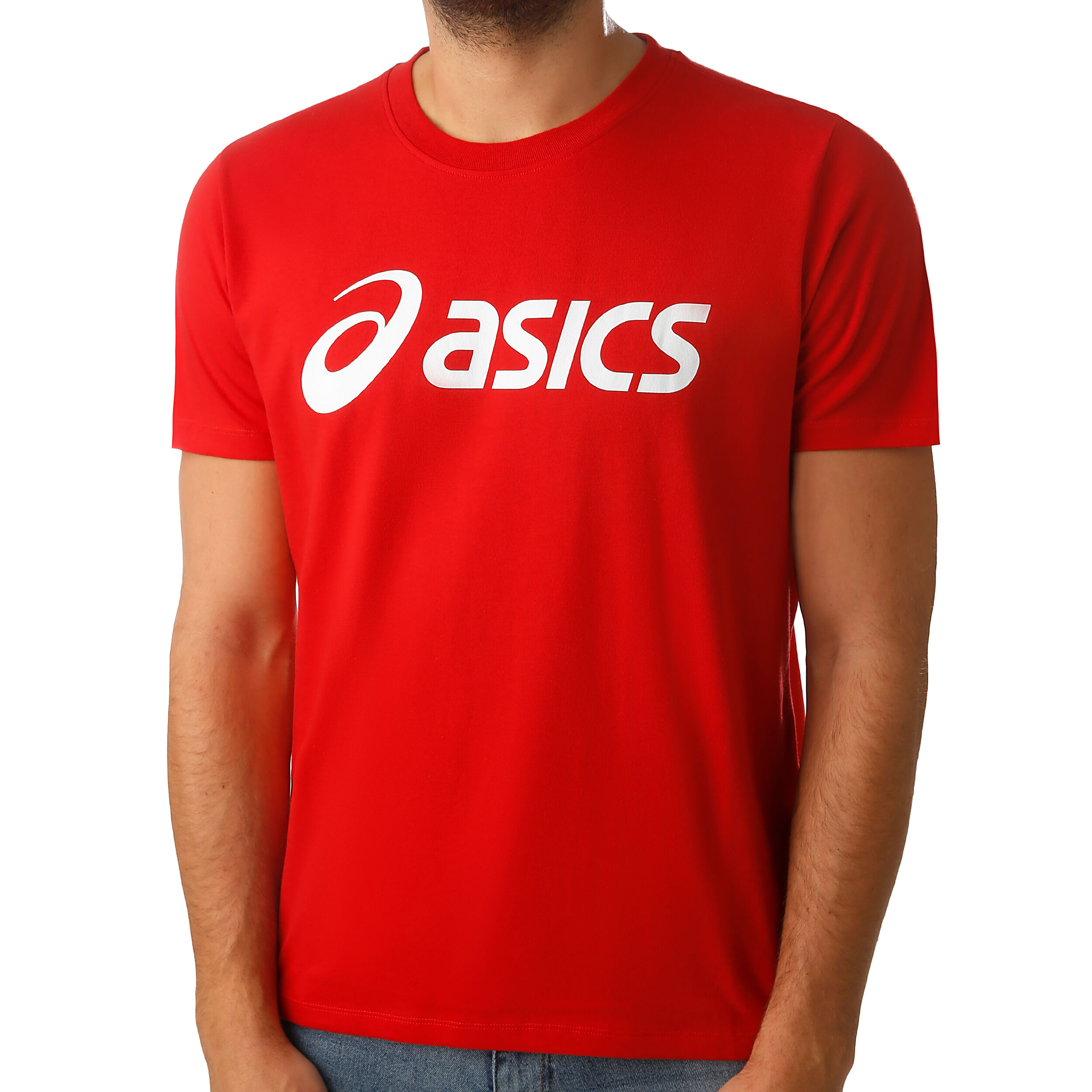 asics t shirt marron