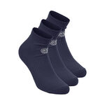 V&ecirc;tements de tennis BIDI BADU BIDI BADU Crew Performance Chaussettes de tennis Pack de 3 -bleu fonc&eacute;